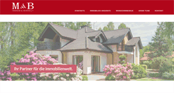 Desktop Screenshot of mb-immobilienwelt.de